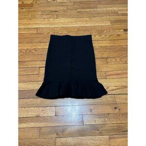 Express Body Contour Skirt High Waist Mini Flare Black Women’s Size Small NWT